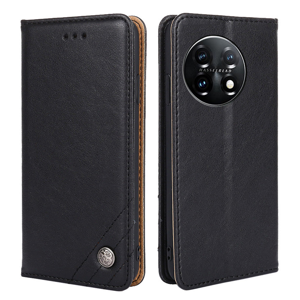 For OnePlus 11 5G Triangle Stitching Line PU Leather Case Stand Wallet Cell Phone Cover For OnePlus 11 5G Triangle Stitching Line PU Leather Case Stand Wallet Cell Phone Cover